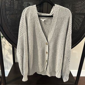 American eagle gray oversized cardigan size xl women’s